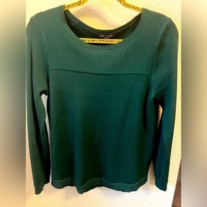Cable and Gauge Blouse Sweater